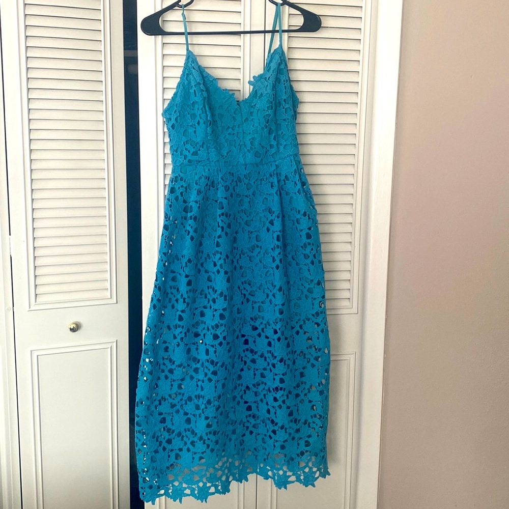 ASTR the Label Blue Lace dress